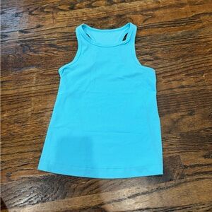 Teal lululemon align waist length racerback tank